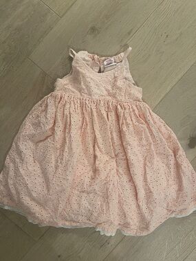 Shabby Chic Pale Pink Eyelet Sundress